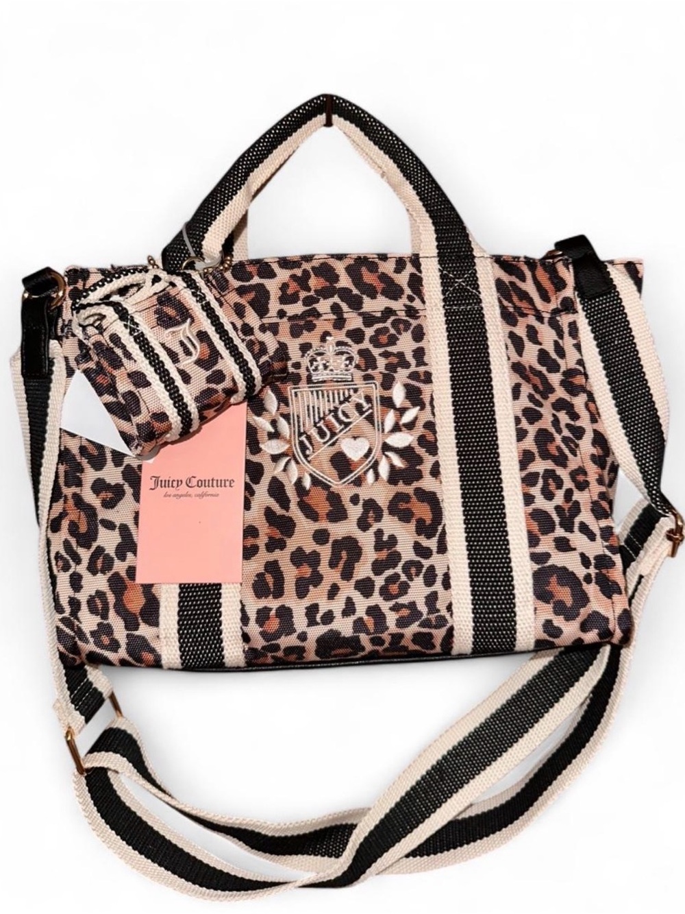 Juicy Couture “Juicy Prep School Mini Tote”, leopard print